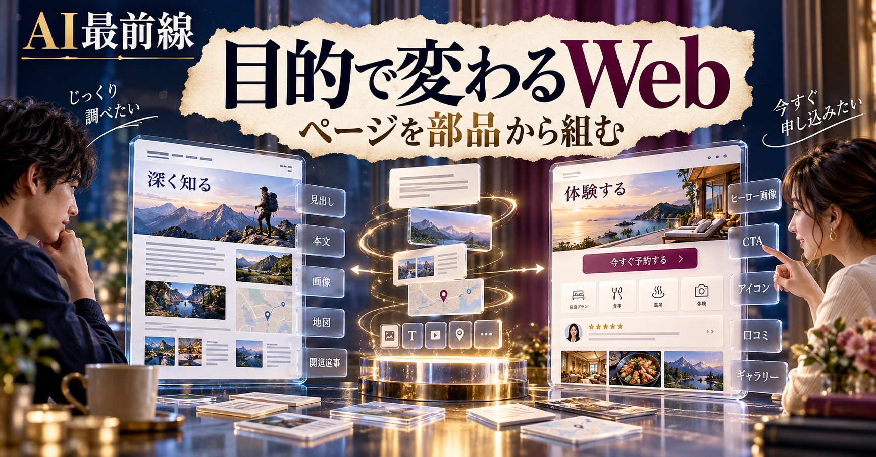 目的に合わせてWebを組むAgentic Sites、速さ以外に必要な設計