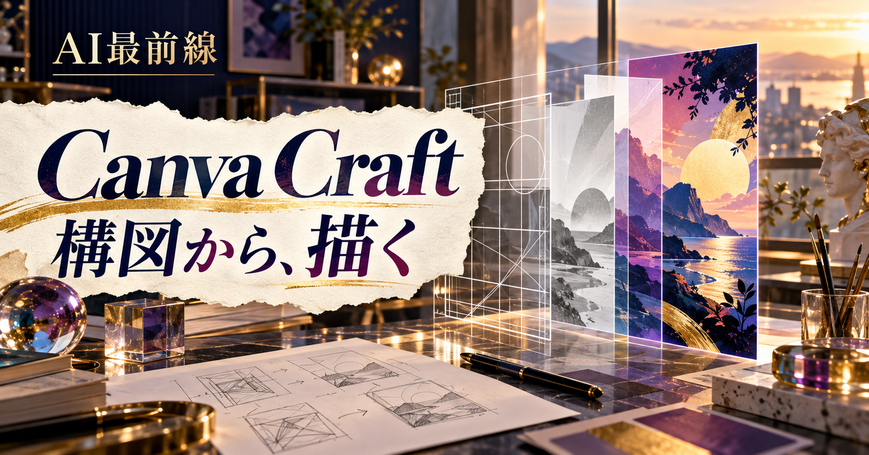 Canva Craftは構図から描く。編集へつなぐ画像生成と評価の条件