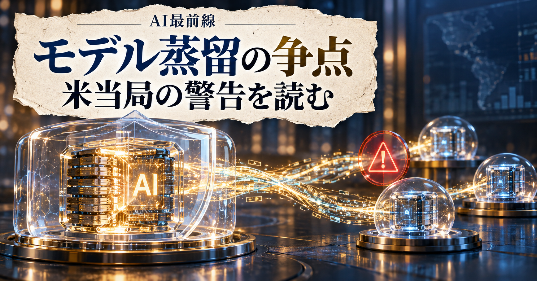 米当局のAI蒸留勧告、疑惑と防御・評価の透明性を読む