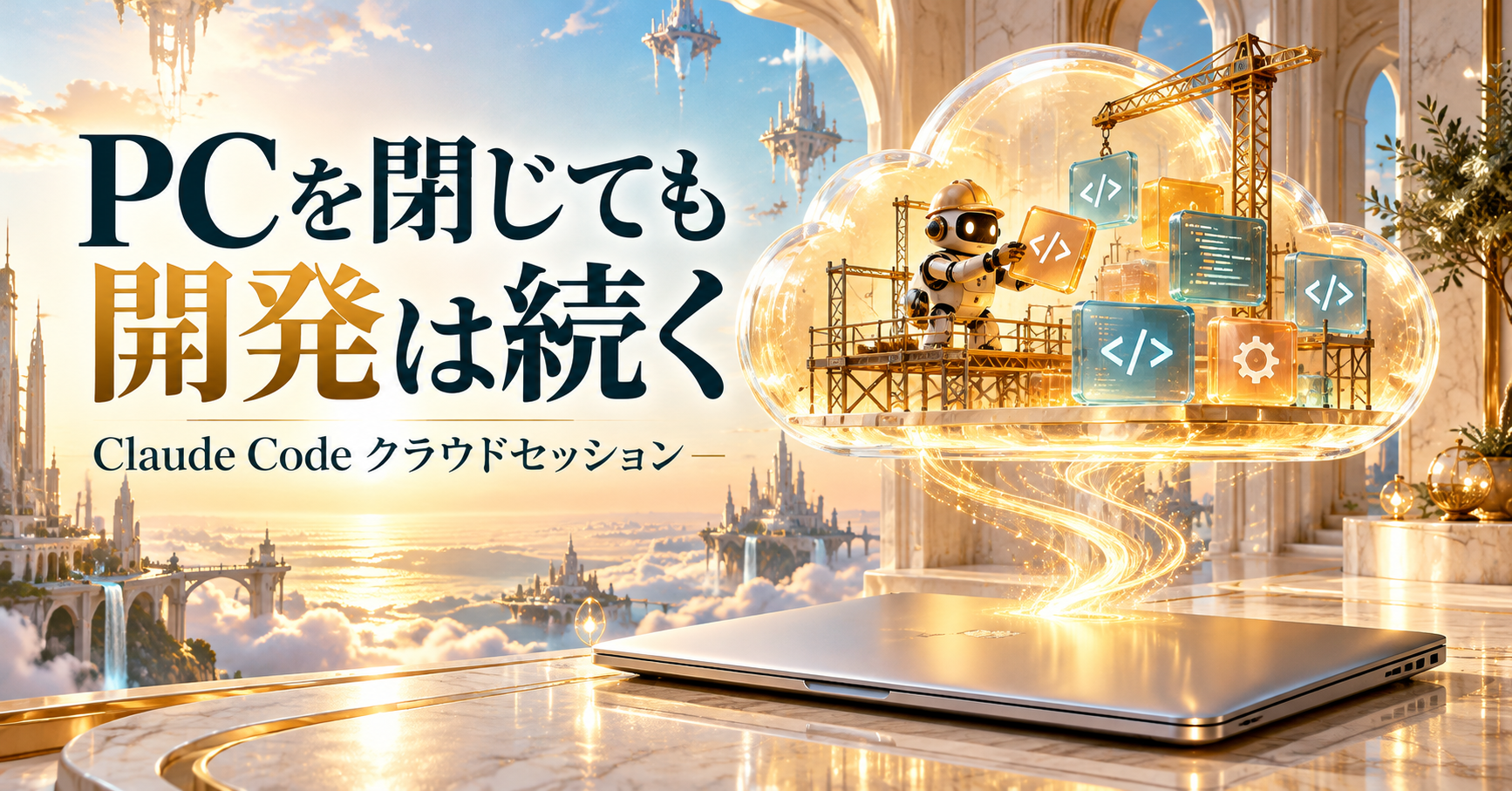 Claude Codeのクラウドセッション。PCを閉じた後、仕事はどこで動くか
