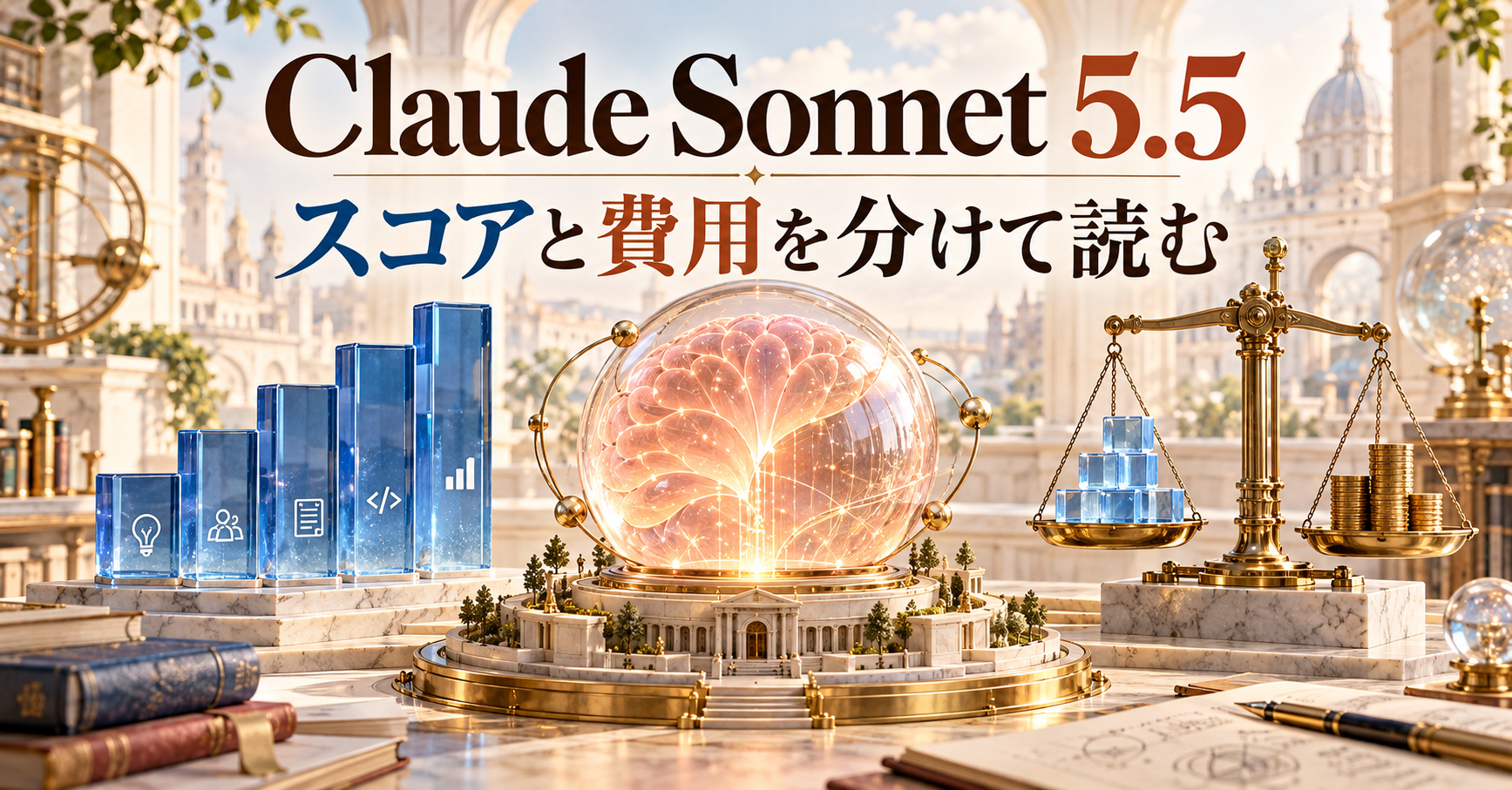 Claude Sonnet 5.5の性能と費用。思考設定で変わる評価の読み方