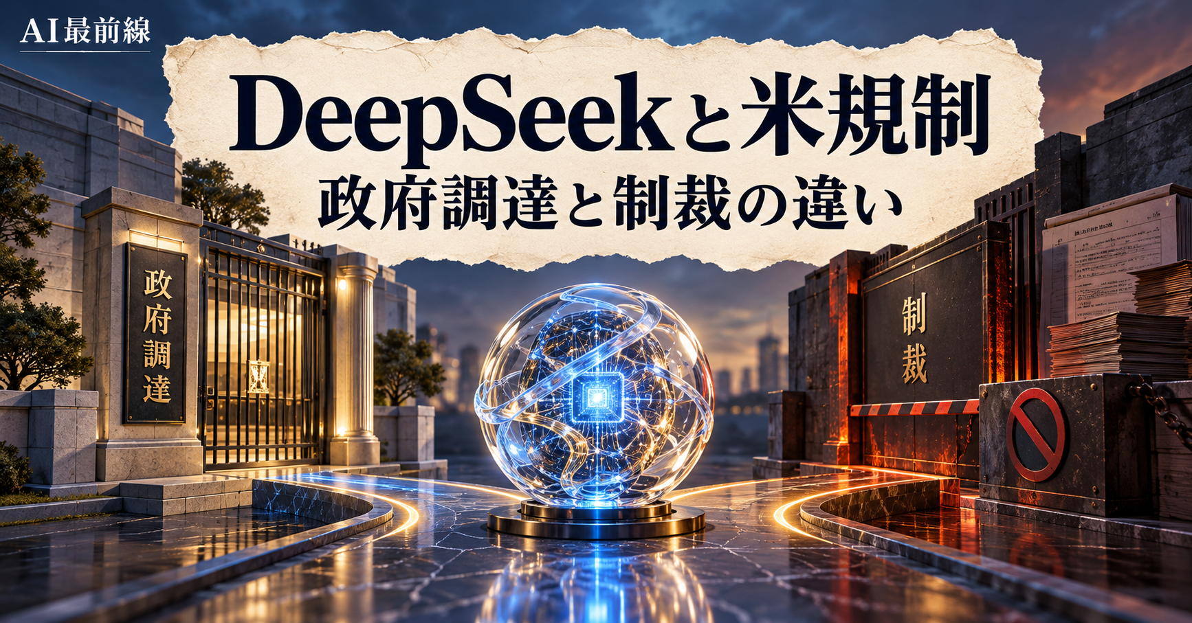 DeepSeekの米政府調達規制とPAIPA金融制裁、対象と期限を切り分ける