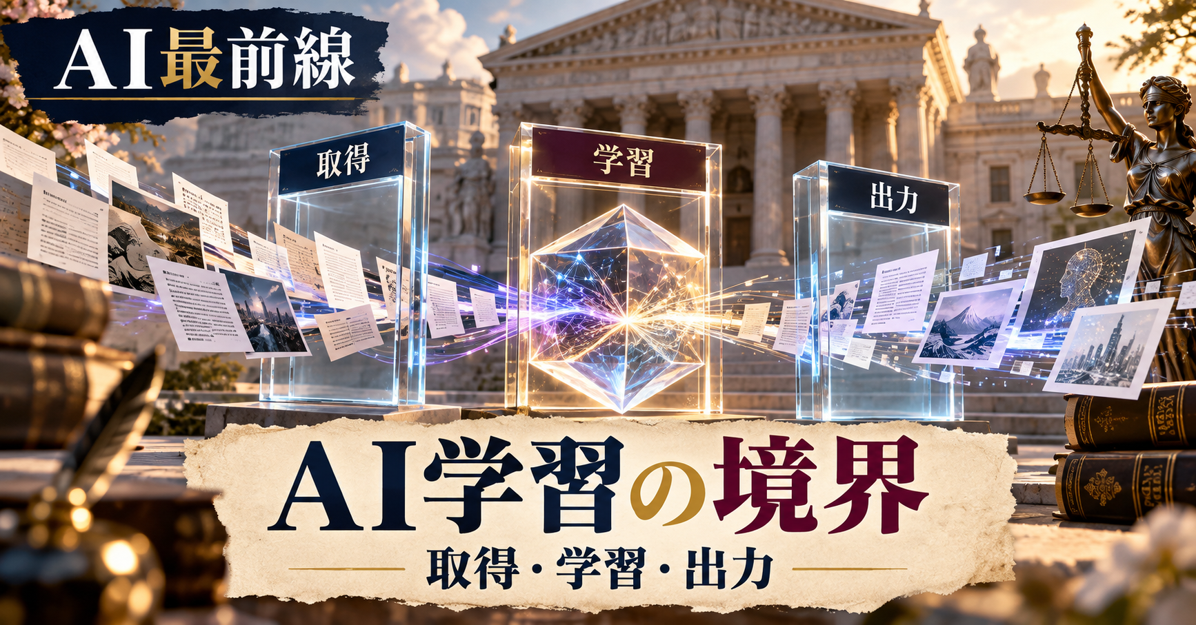 米司法省のAI学習意見書、取得・学習・出力を分けて読む