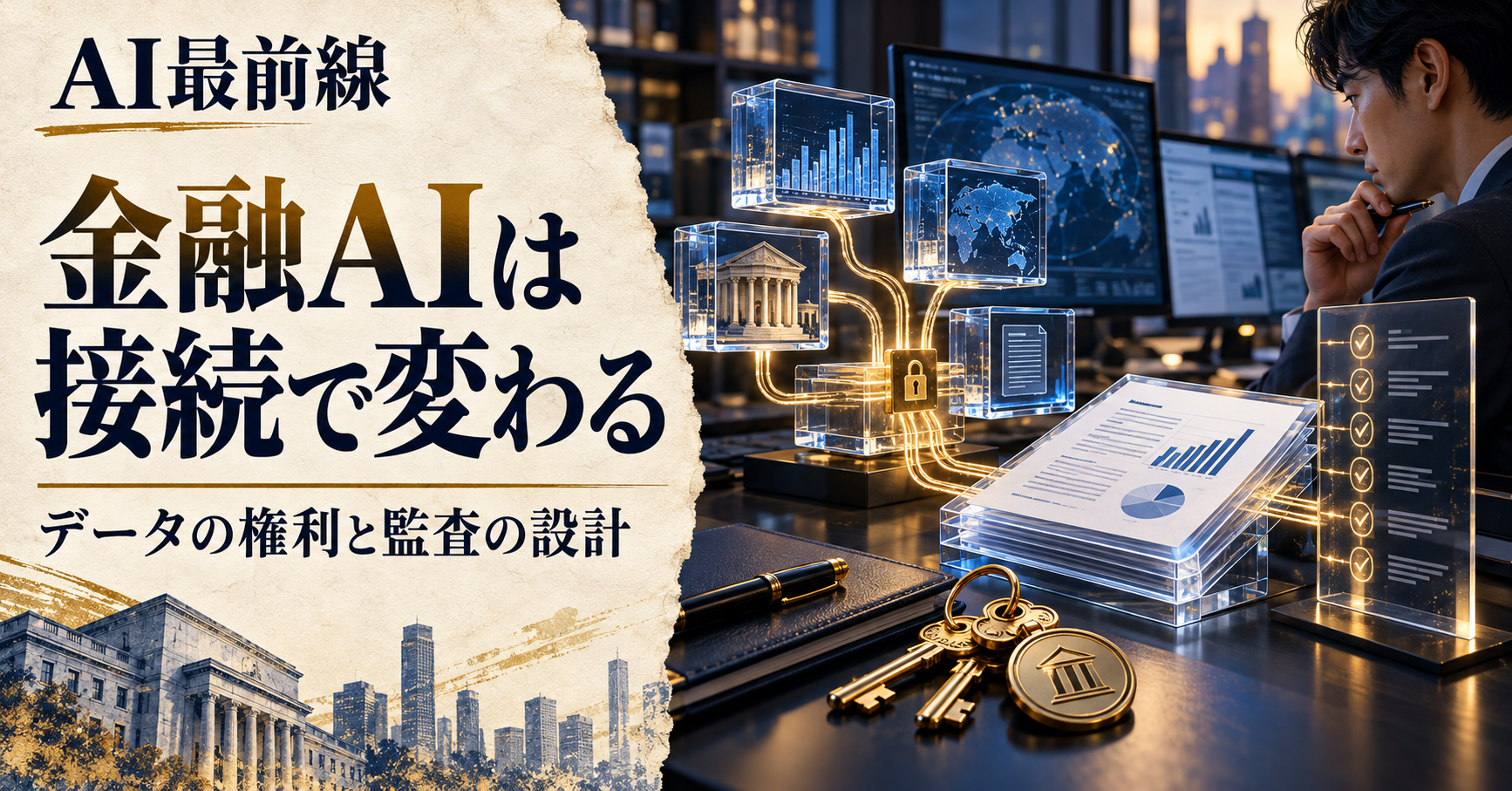 Googleの金融AI、データの利用権と調査の根拠をどうつなぐか