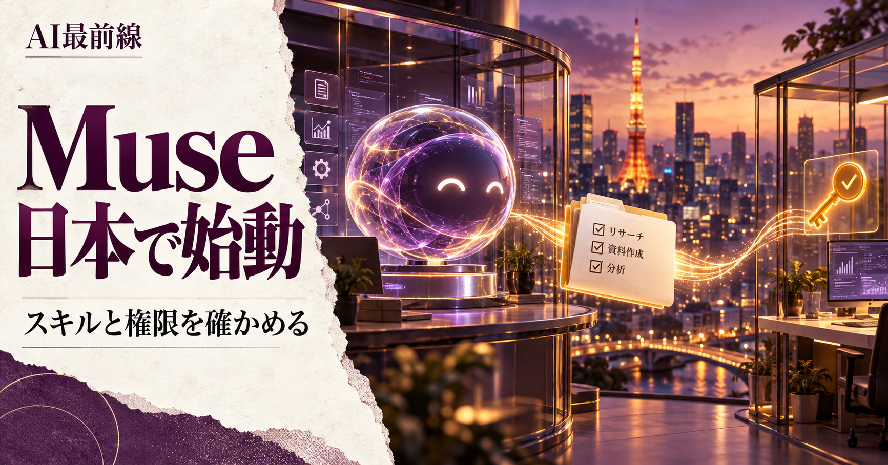 Museの日本展開、スキルの移植と接続先の権限を確かめる