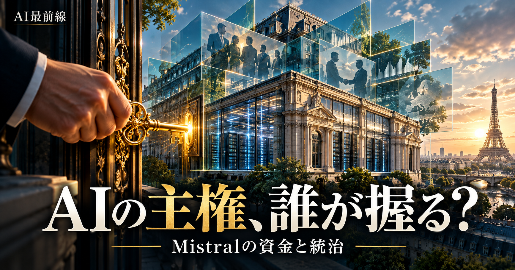 Mistralの30億ユーロ調達。資本とAIの制御を分けて読む