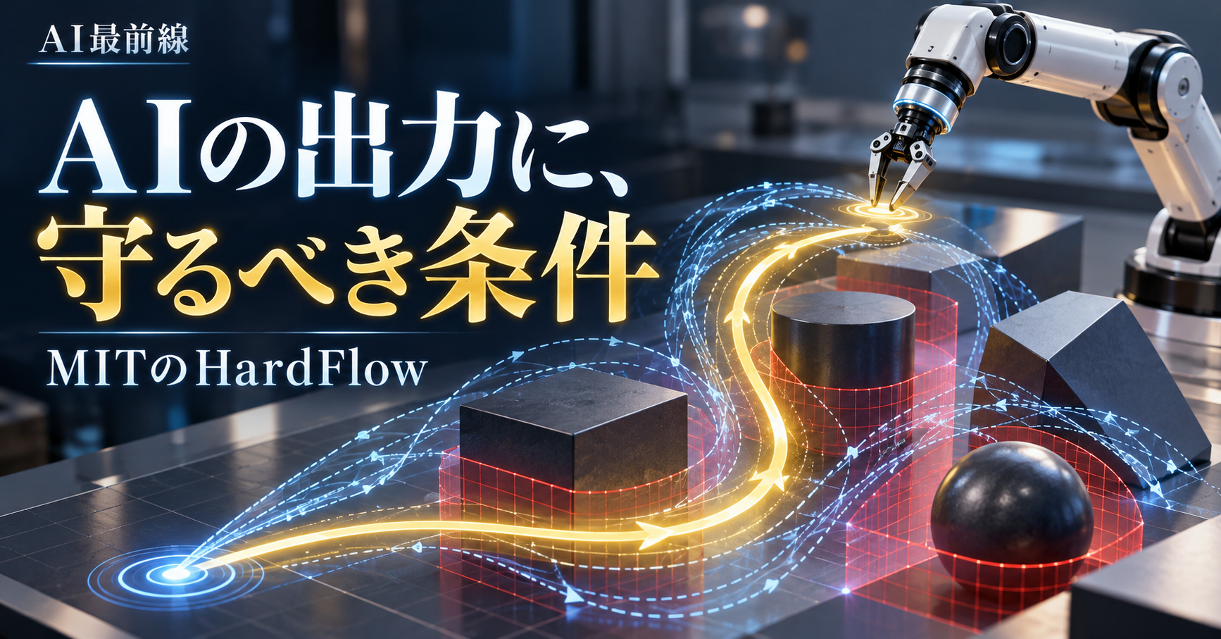 MITのHardFlow。生成の自由と最終出力の制約を分ける