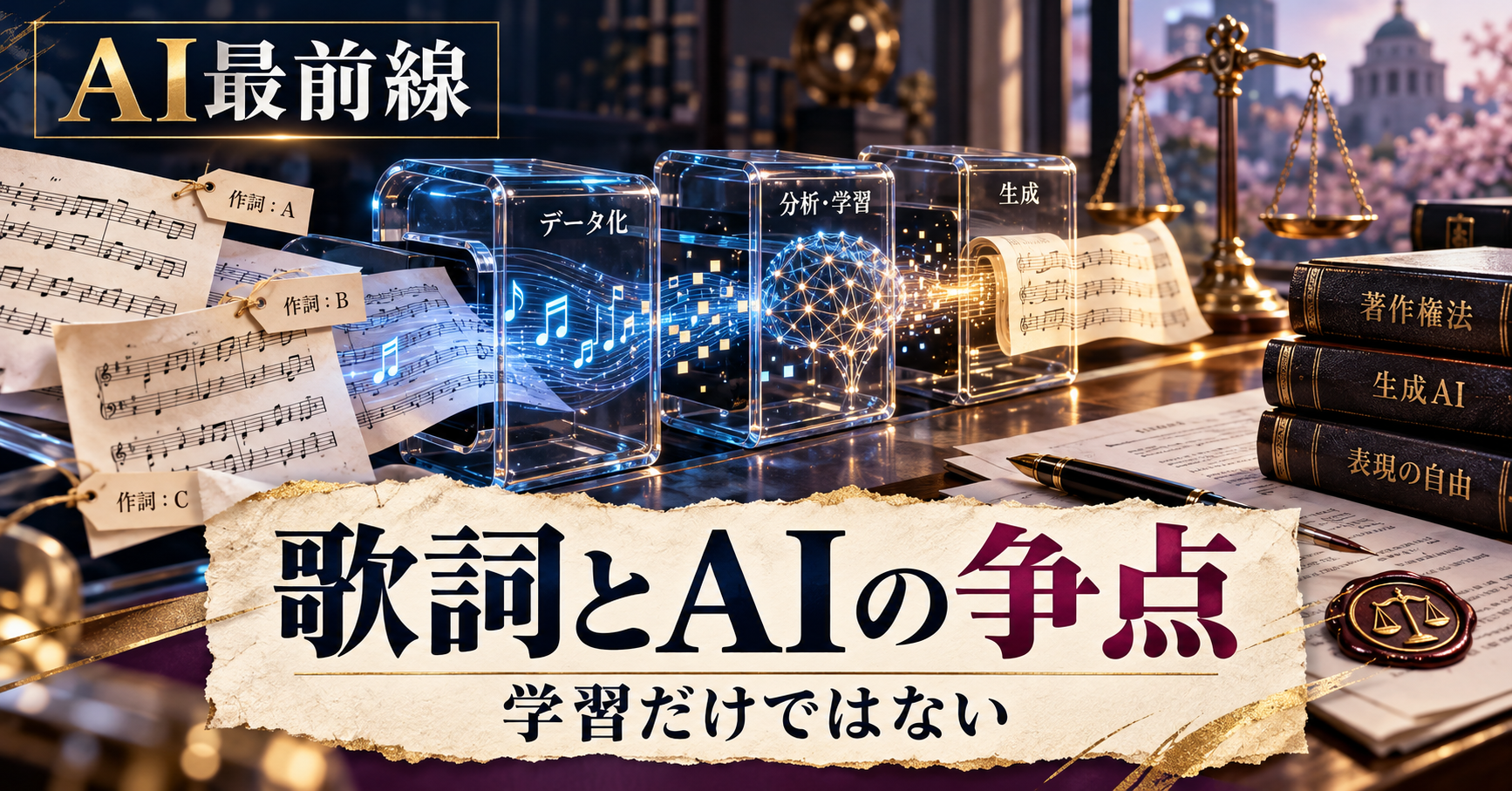 音楽出版社のAnthropic提訴、歌詞の取得から出力までの争点