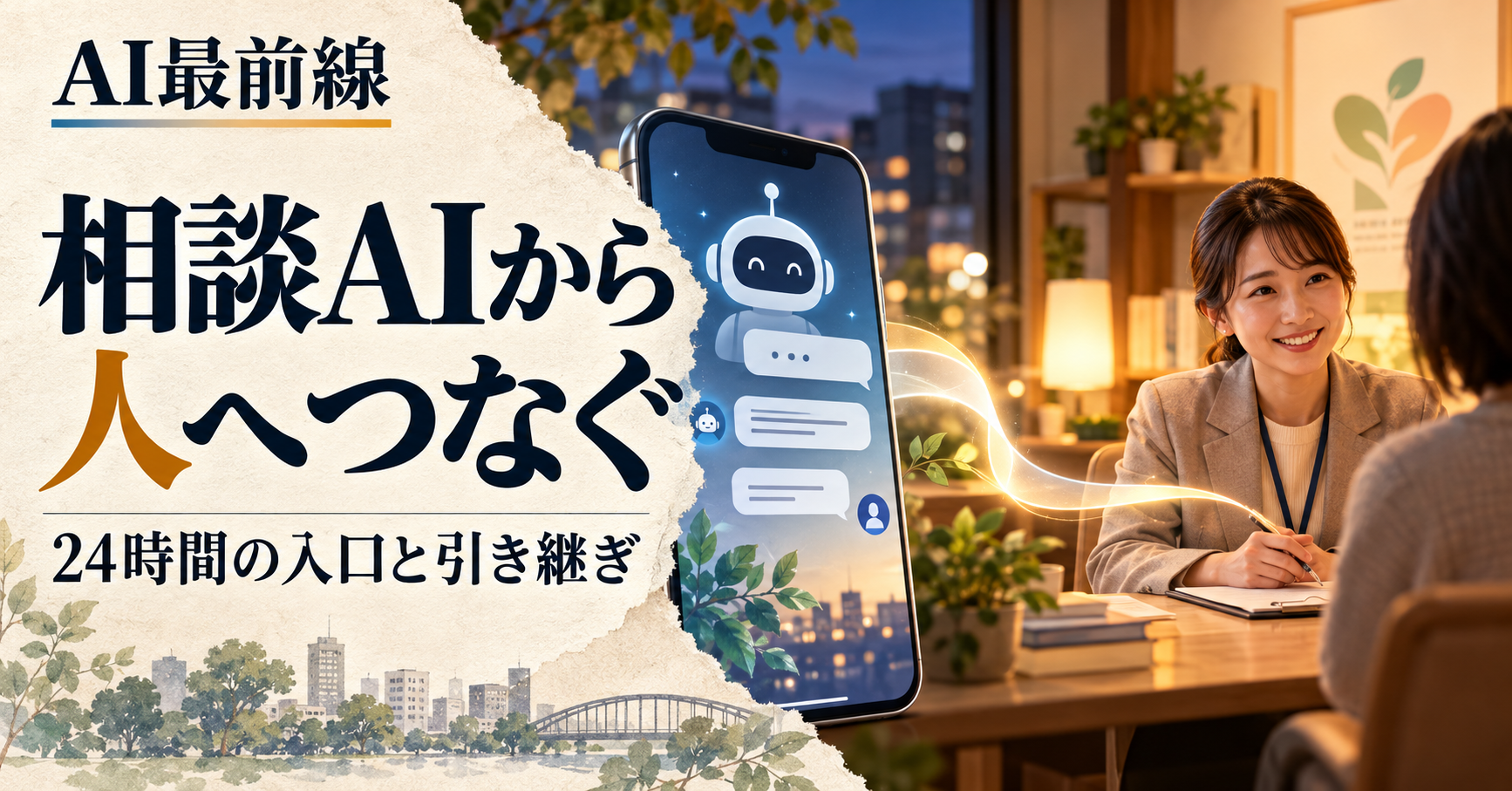 奈良市の相談AI、24時間の入口を人の支援へつなぐ設計