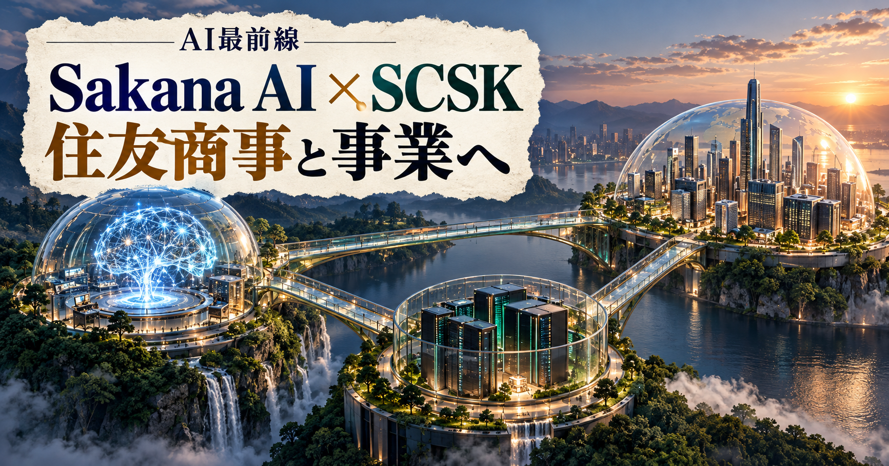 Sakana AI・SCSK・住友商事の提携、研究を業務へつなぐ条件