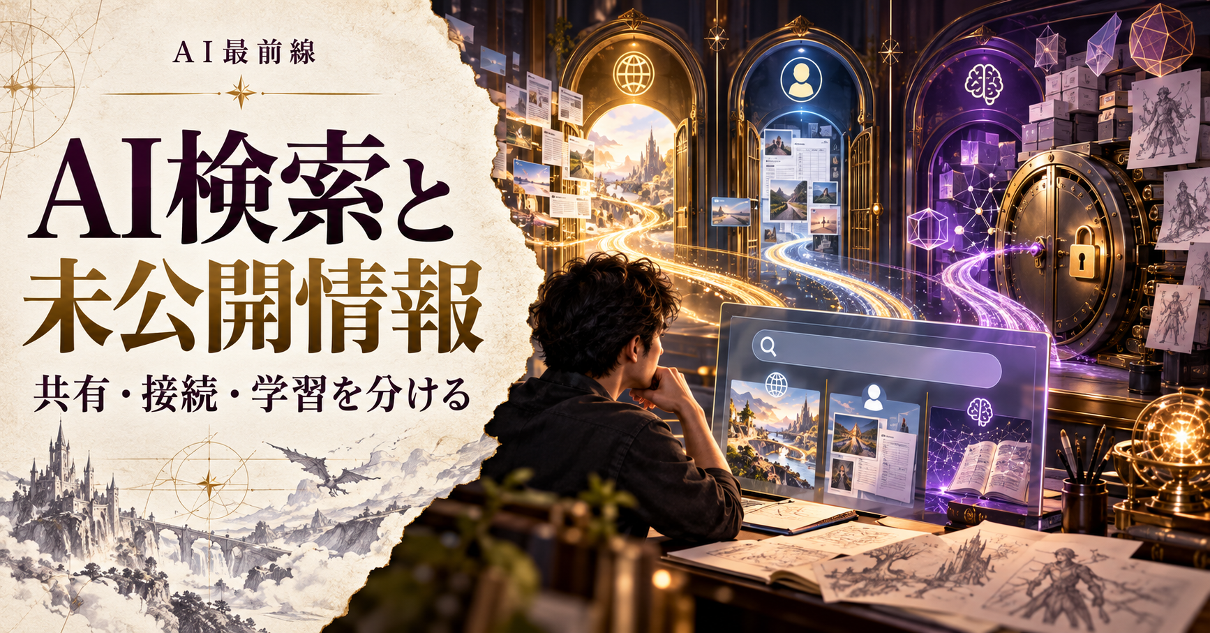 検索AIと未公開ゲーム情報、共有・個人化・学習の経路を分ける