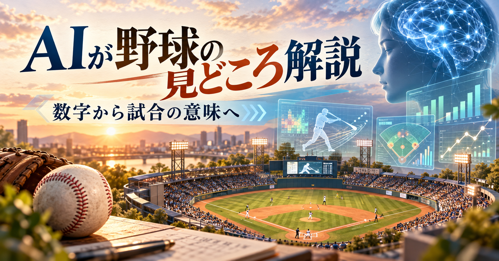 スポーツナビのAI野球解説。数字を試合の見どころにつなぐ