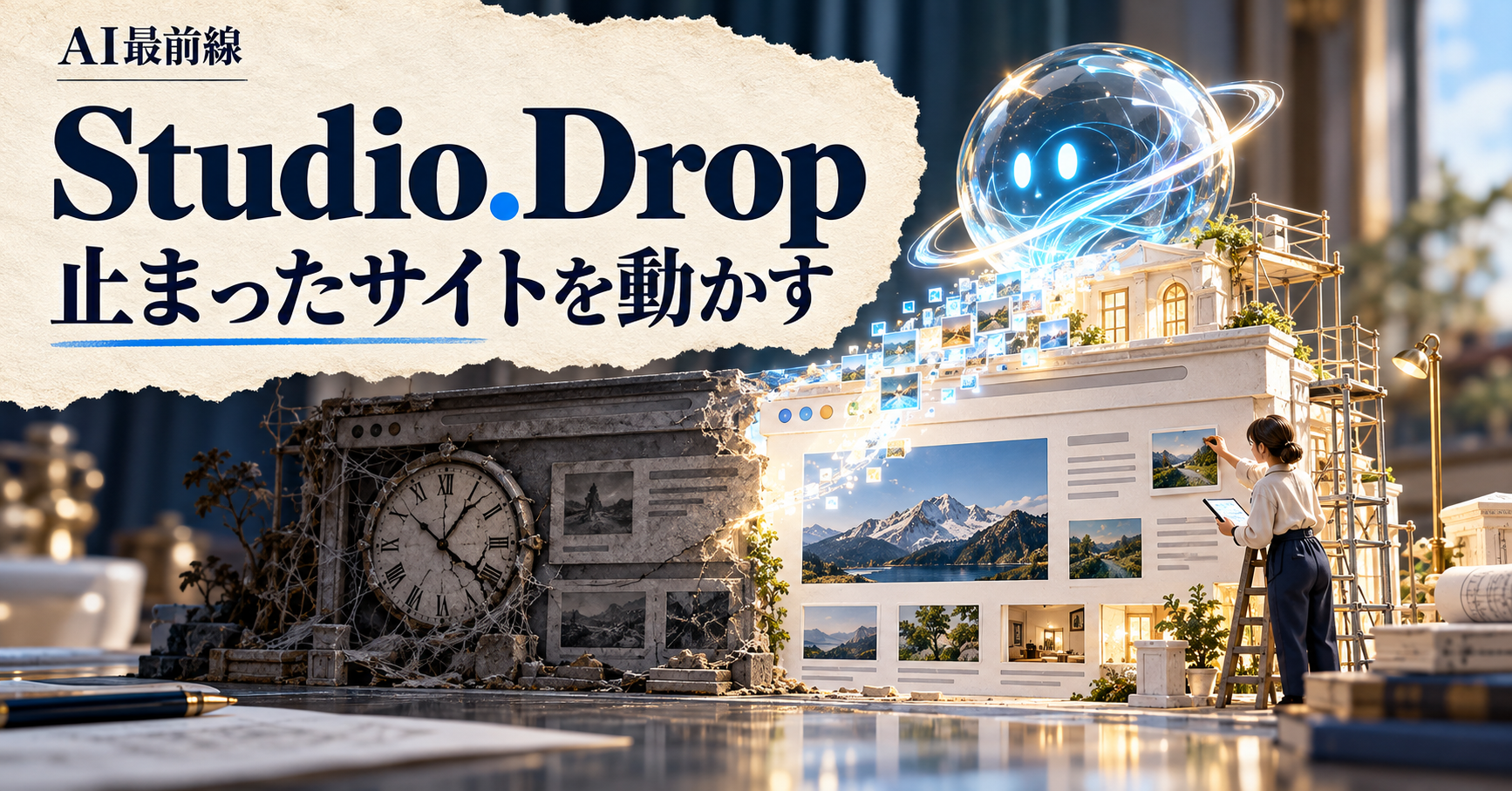 Studio.Dropが目指す既存サイトのAI運用、移行と公開後に残る確認