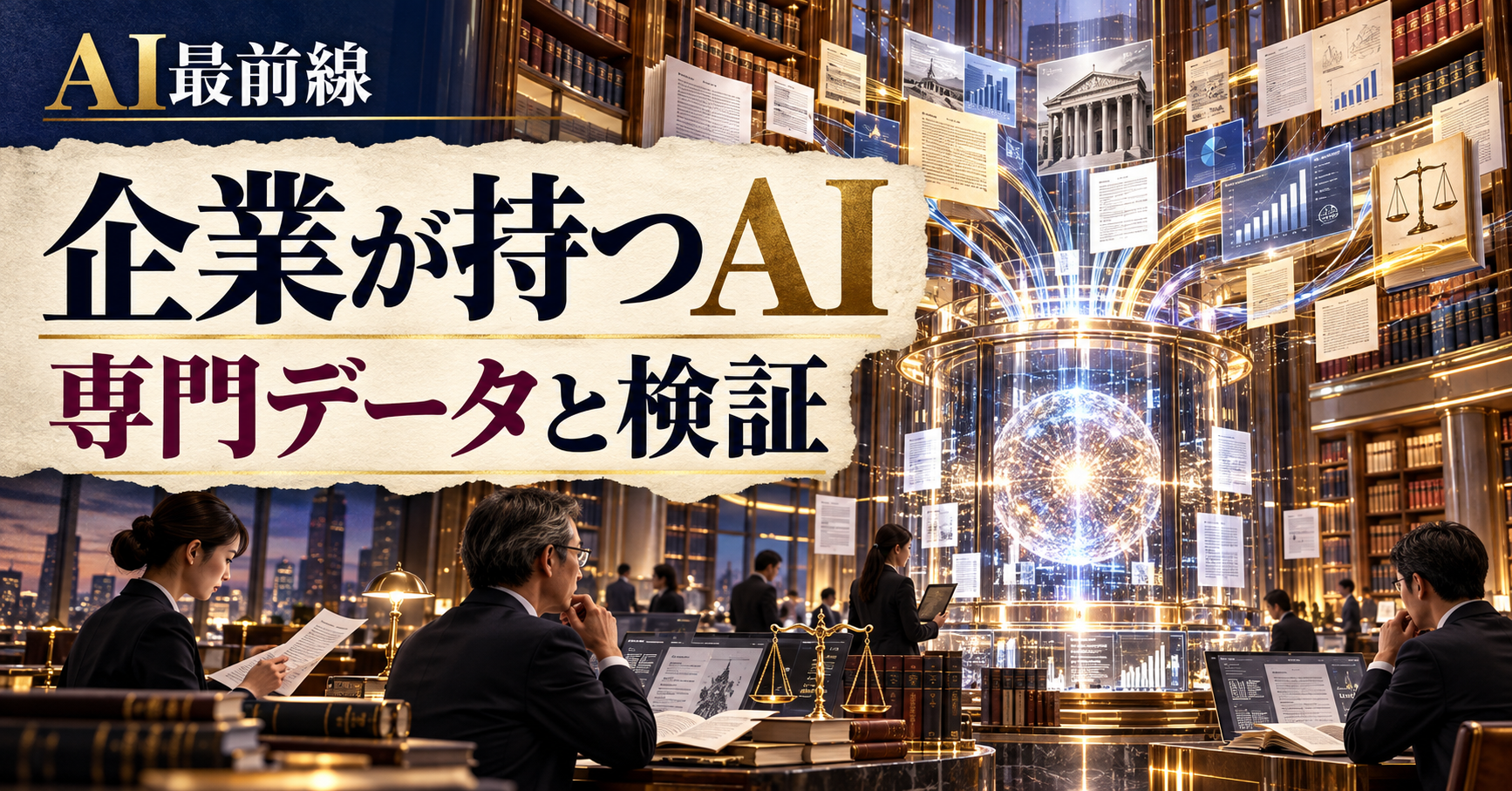 Thomsonが示す企業独自AI、専門データと検証を持つ意味