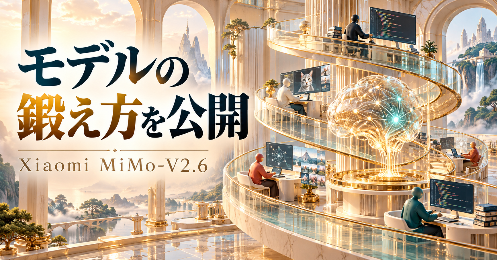 Xiaomi MiMo-V2.6が開いた訓練工程。重みと鍛え方を分けて評価する