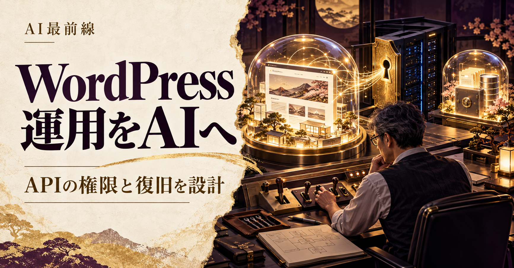 XServerのWordPress API、操作権限と非同期処理・復旧を設計する